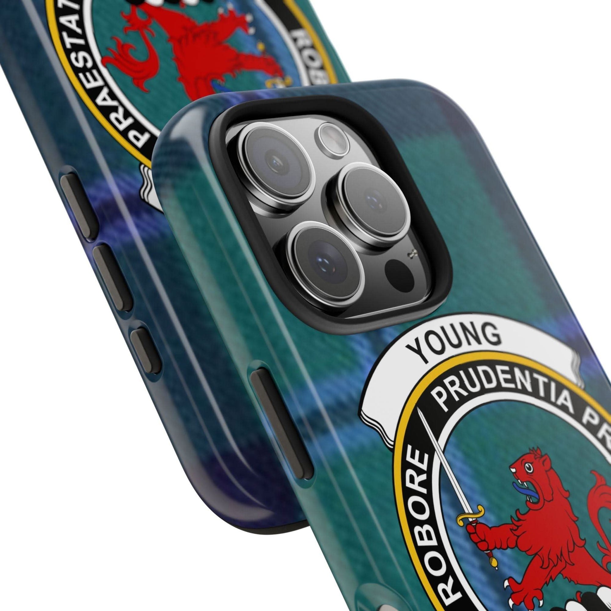 Young Scottish Tartan Crest Cell Phone Case - Celtic Ancestry Gifts
