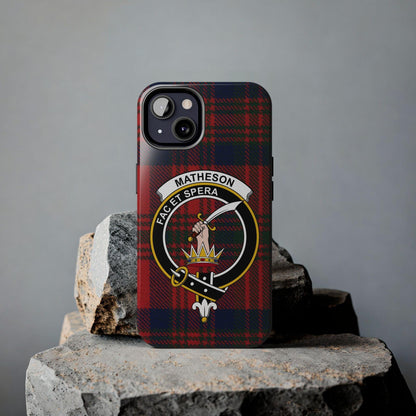 Matheson Clan Scottish Tartan Cell Phone Case - Celtic Ancestry Gifts