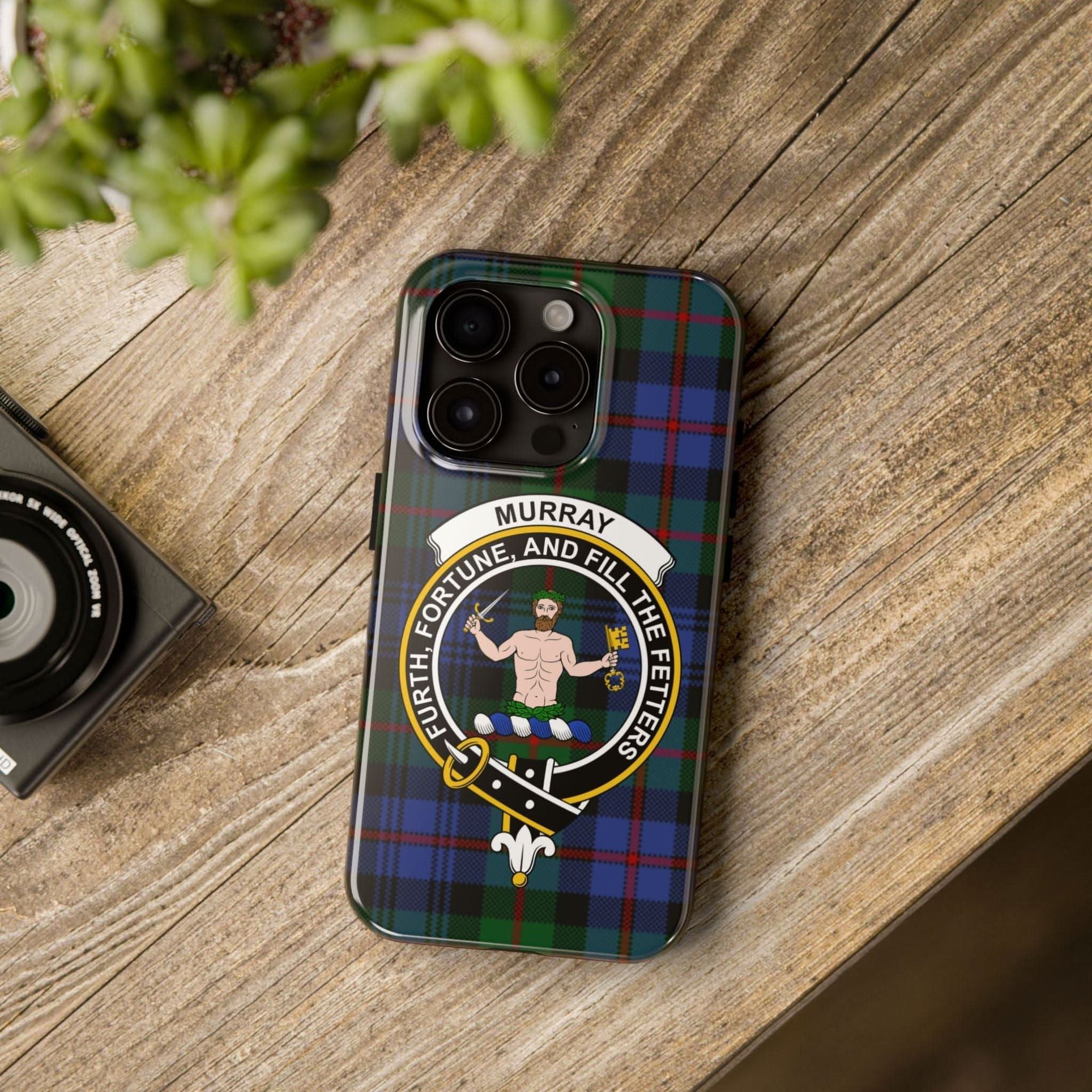 Murray Clan Scottish Tartan Cell Phone Case - Celtic Ancestry Gifts