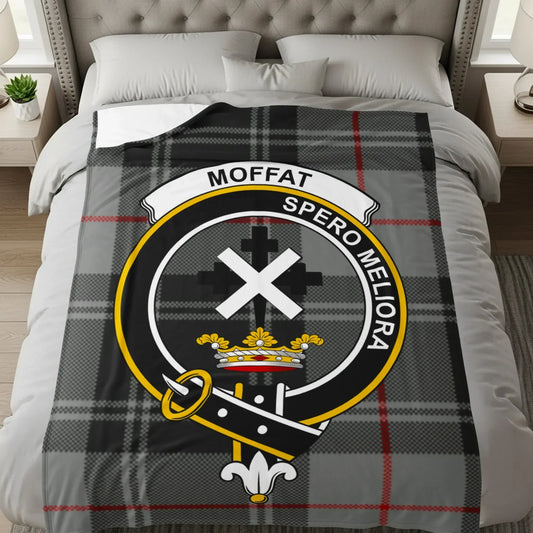 Moffat Spero Meliora Crest Pattern Blanket product