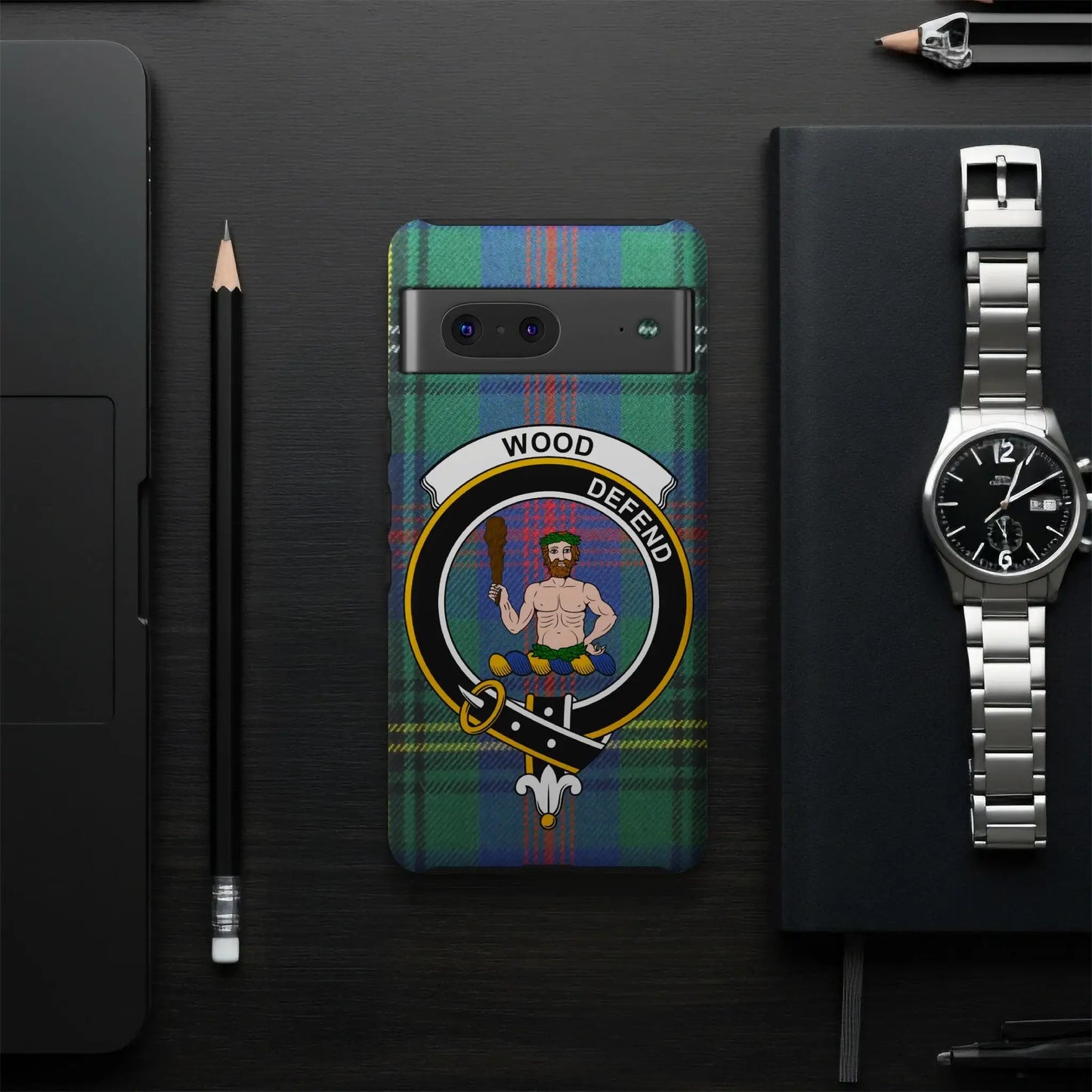 Personalized WOOD DEFEND Clan Crest Smartphone Case