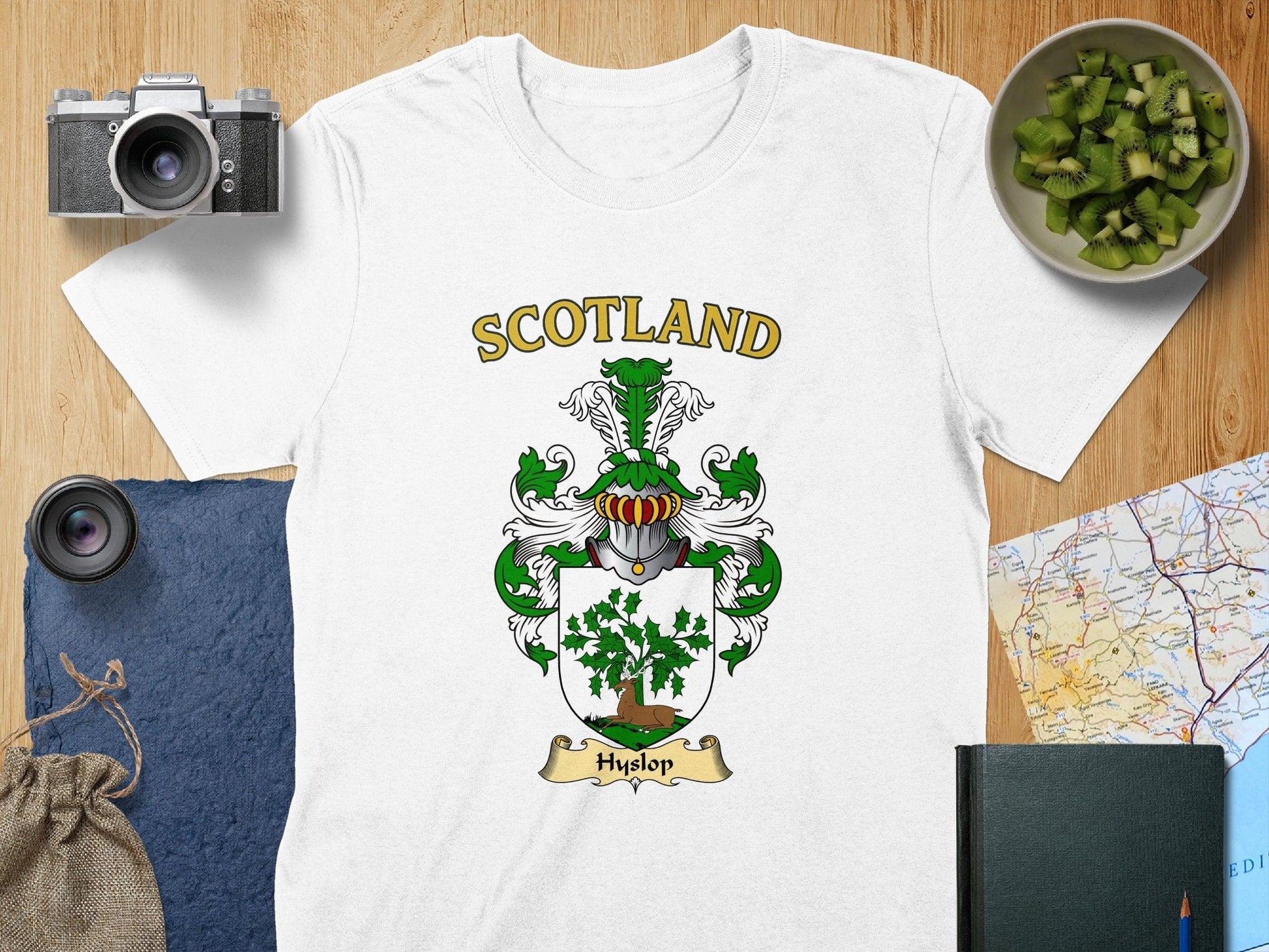 Scotland Hyslop Family Crest T-Shirt product type