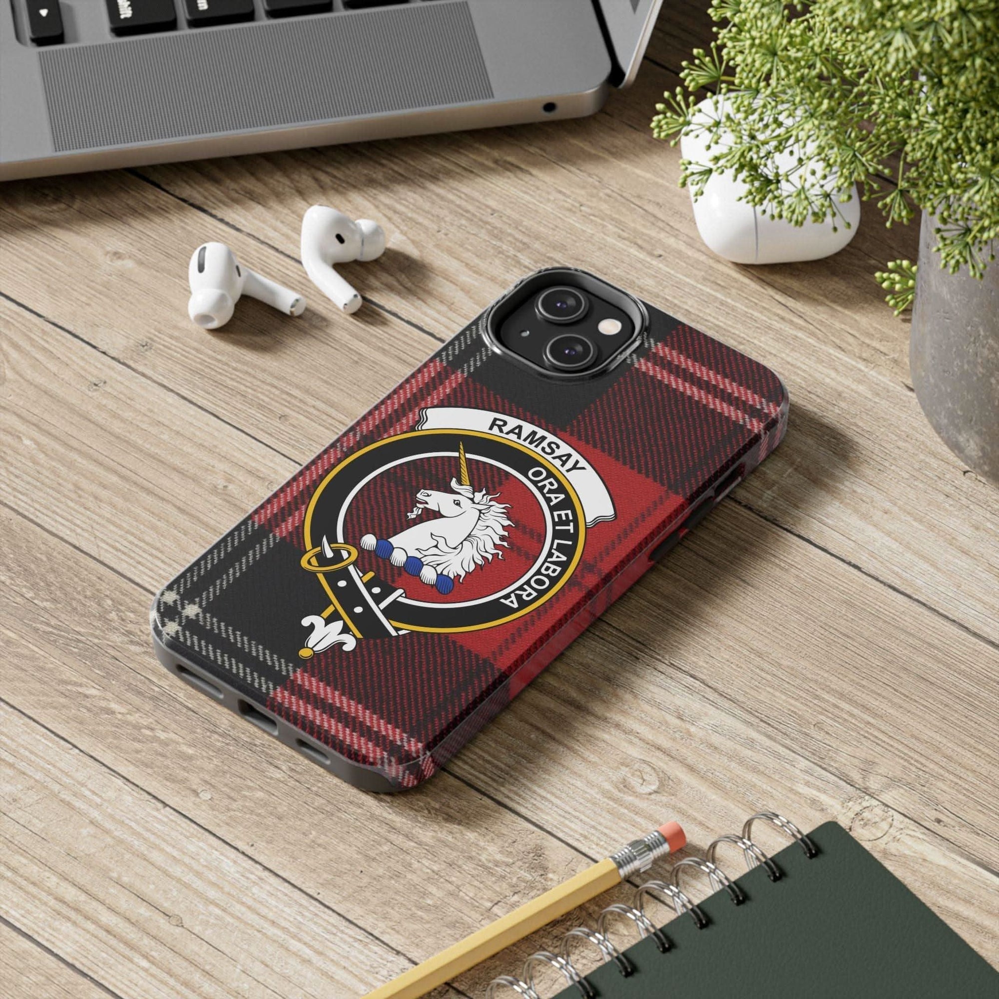 Ramsay Clan Scottish Tartan Cell Phone Case - Celtic Ancestry Gifts