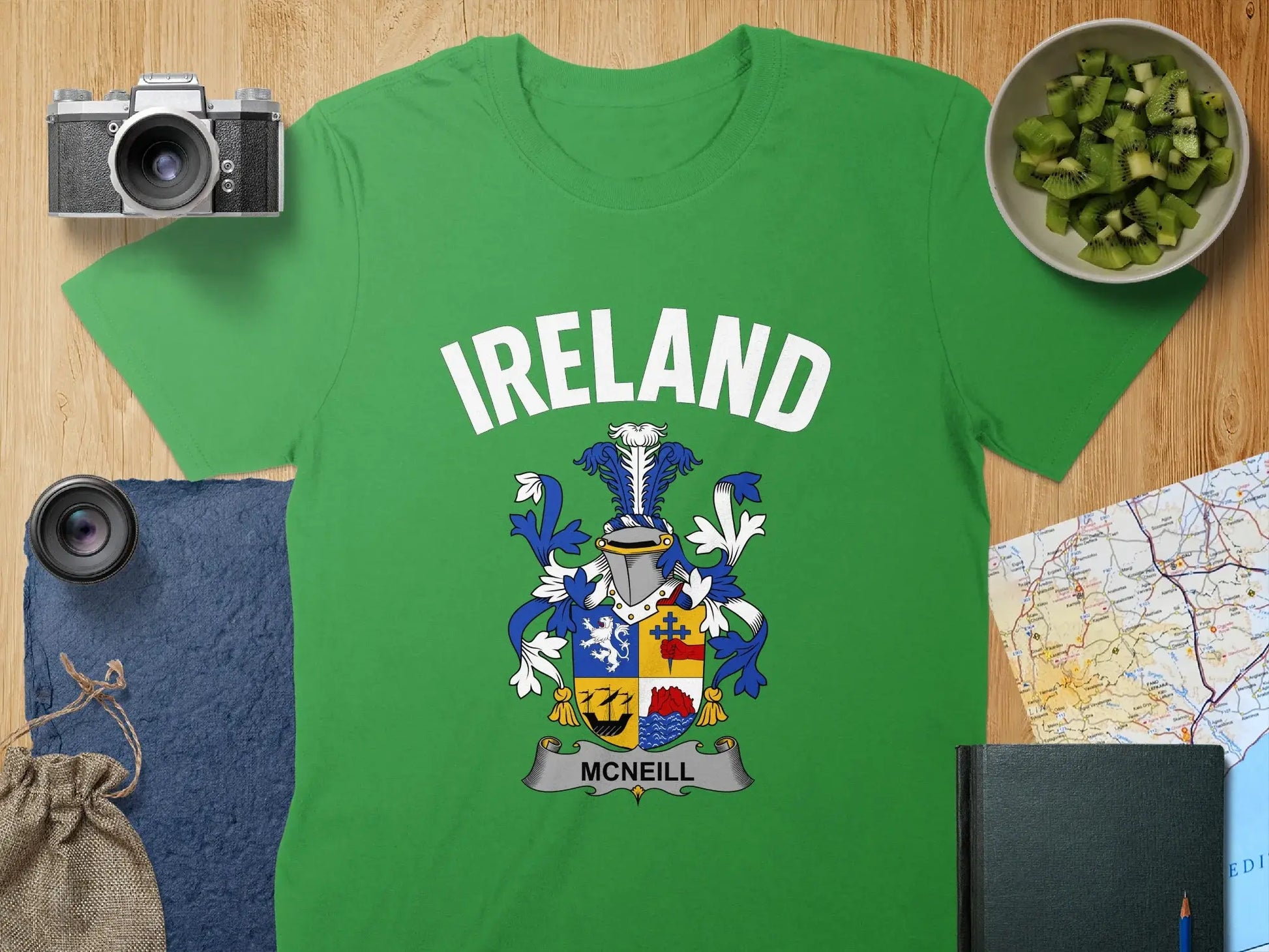 Ireland McNeill Crest Family Heritage T-Shirt