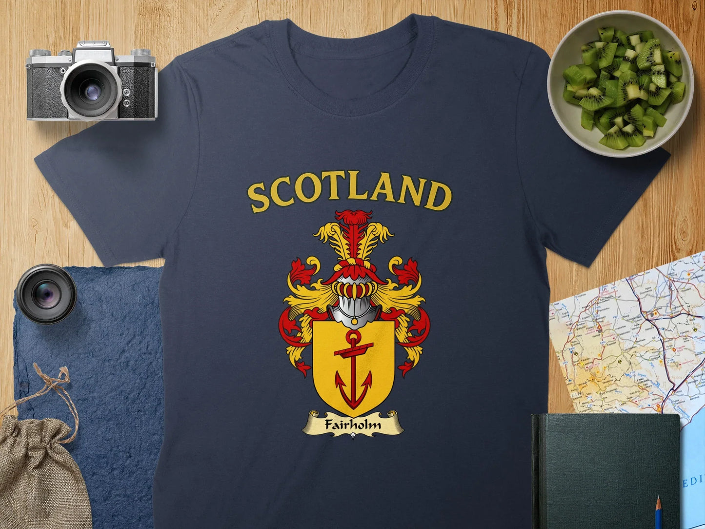 Scotland Fairholm Crest Design T-shirt product type