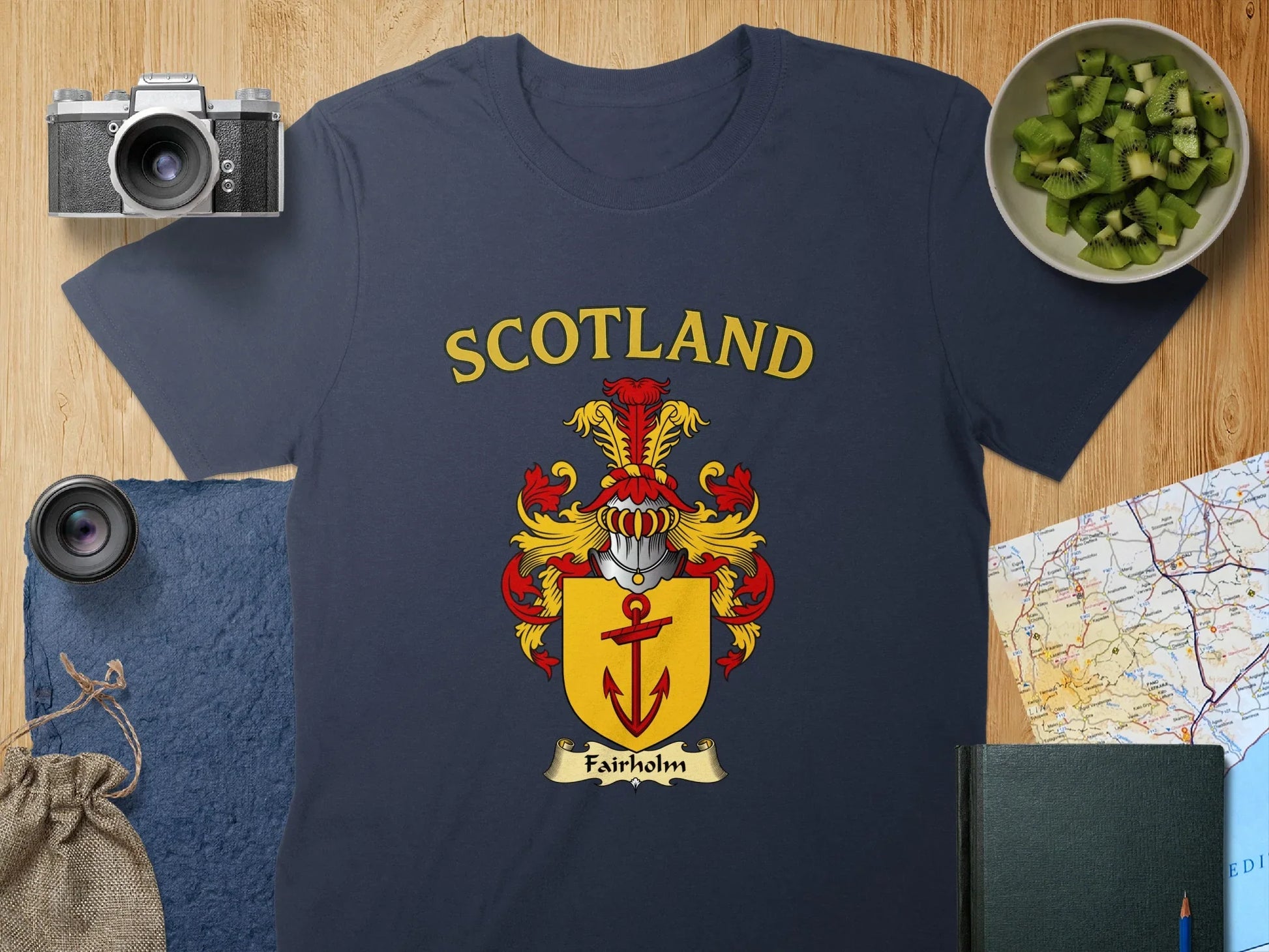 Scotland Fairholm Crest Design T-shirt product type
