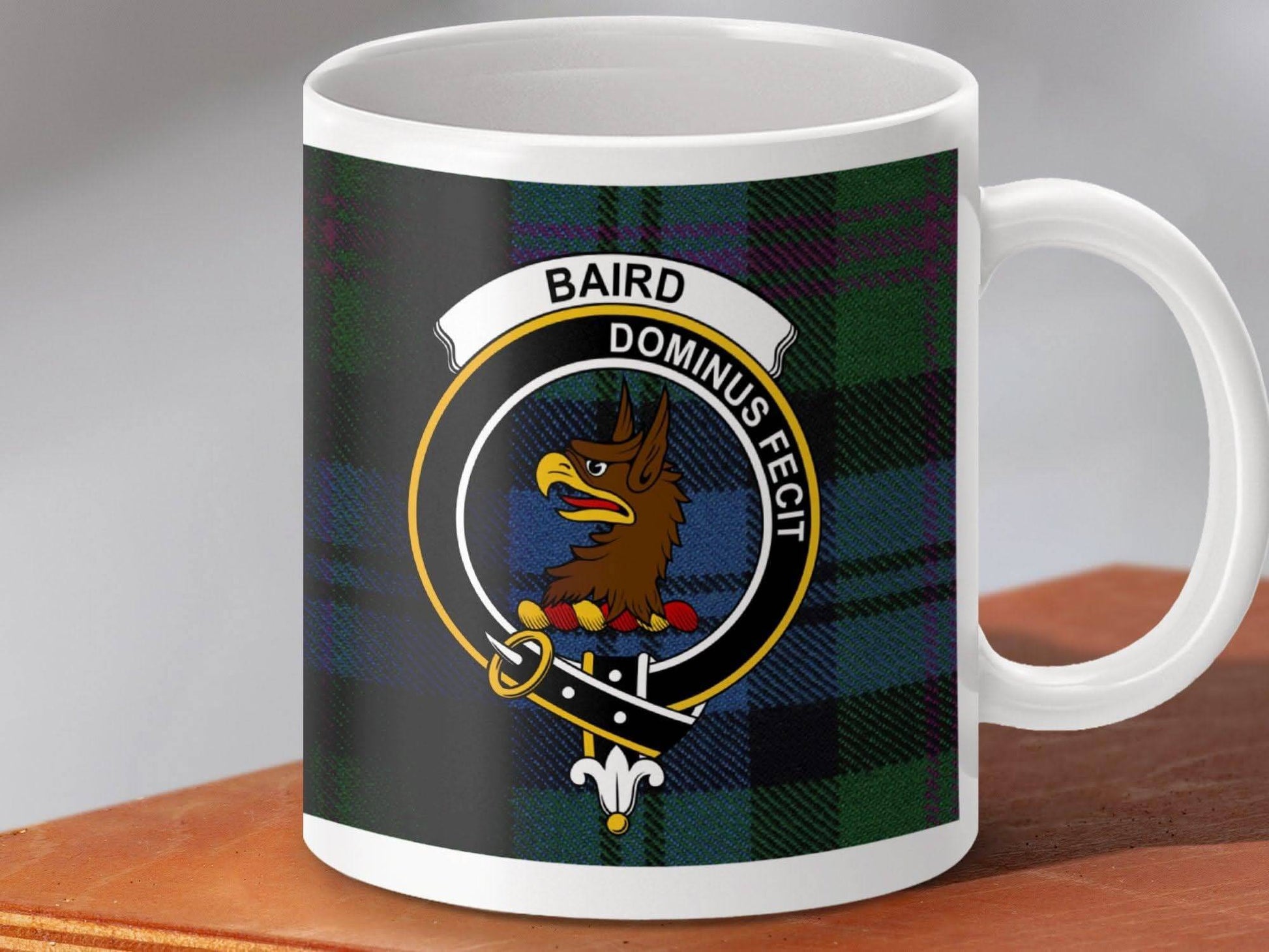 Baird Dominus Fecit Scottish Clan Crest Mug product