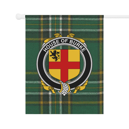 House of Burke Tartan Crest House Flag product