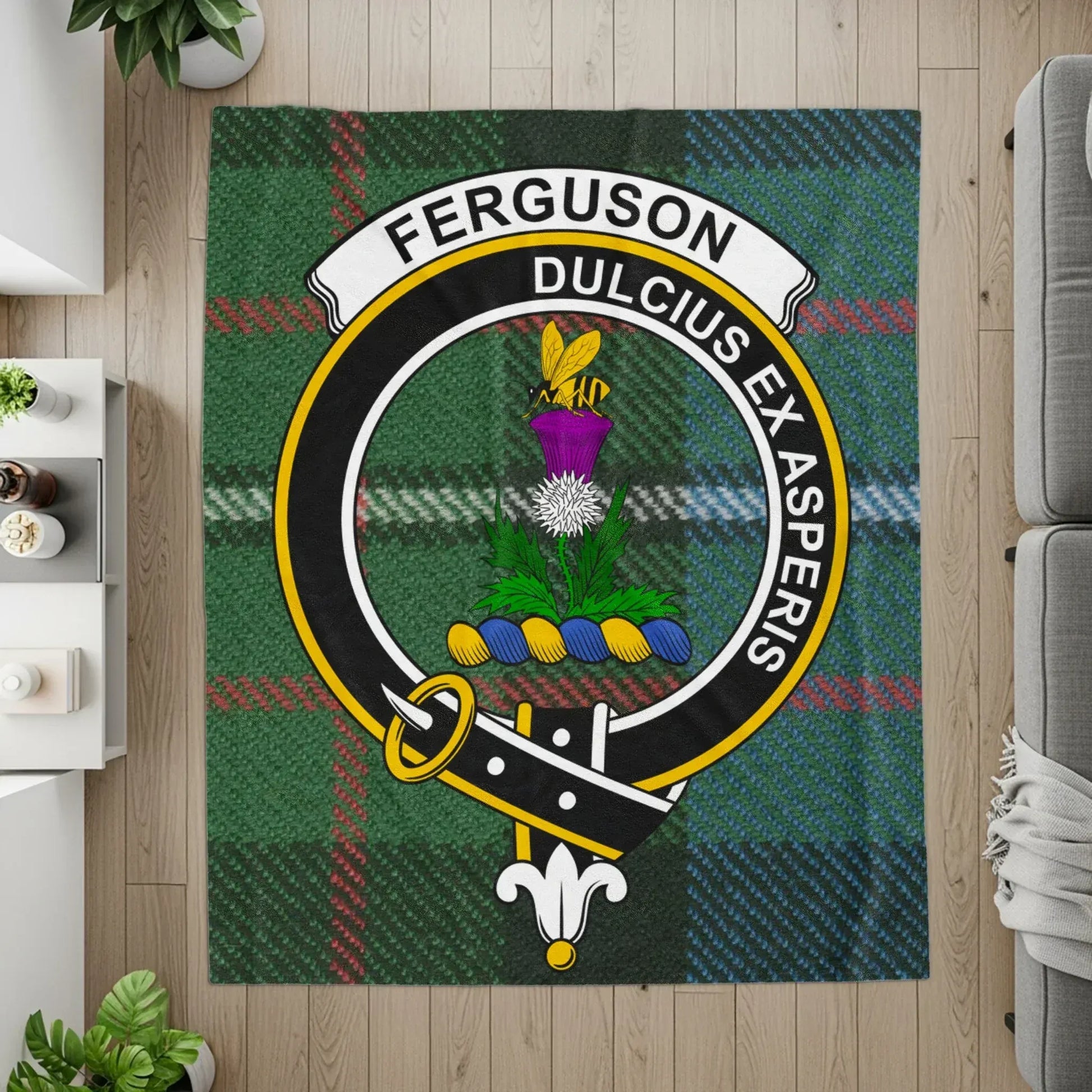 Ferguson Dulcius Ex Asperis Tartan Blanket product