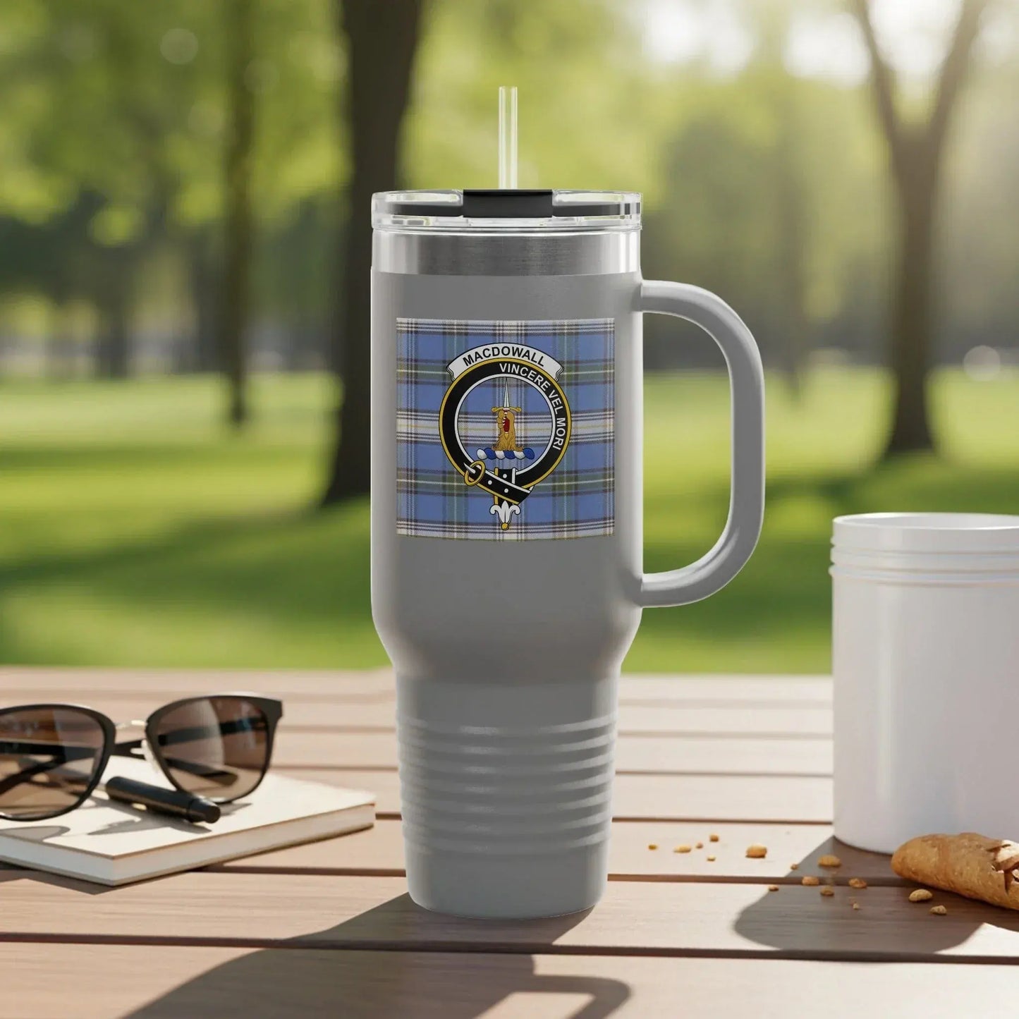 MacDowall Crest Plaid Insulated Tumbler product