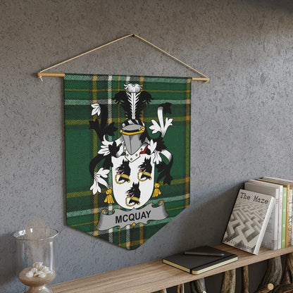 McQuay Family Name Plaid Wall Hanging product type