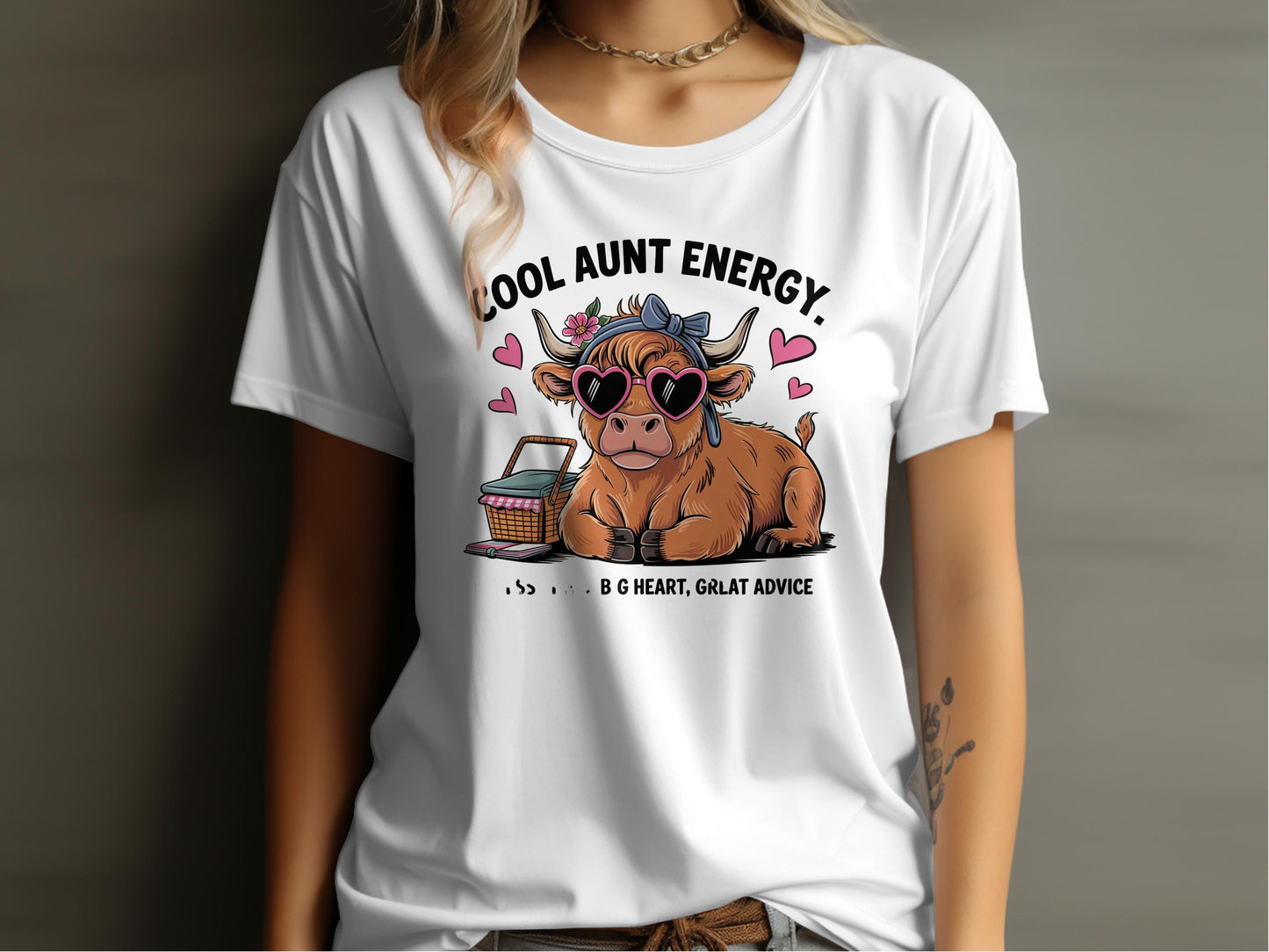 Cool Aunt Energy Big Heart Great Advice T-shirt product