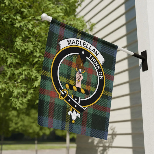 Maclellan Think On Tartan Clan Crest Flag product