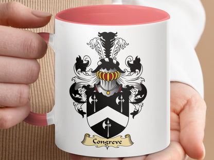 Congreve Scottish Clan Crest Coat of Arms Coffee Mug - Living Stone Gifts