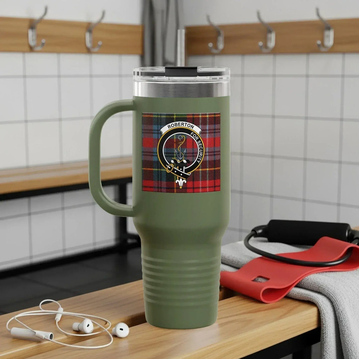 Robertson Clan Crest Badge Tartan Mug product