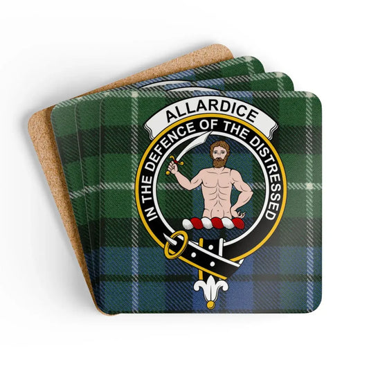 Allardice Tartan Coasters Set of Four Beverage product