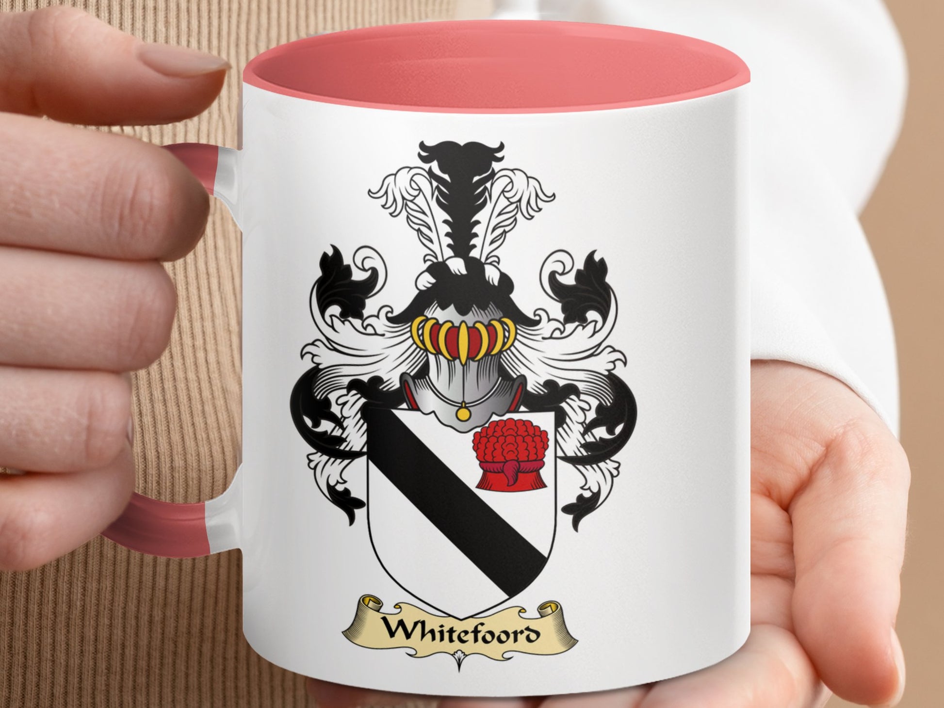 Whitford Scottish Coat of Arms Mug - Living Stone Gifts