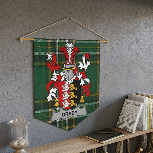 Grady Family Crest Plaid Decoration Wall Hanging product