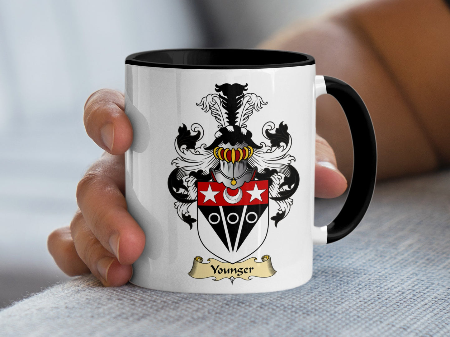 Clan Younger Scottish Coat Of Arms Mug - Living Stone Gifts