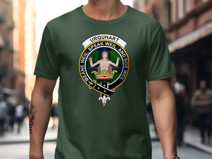 Urquhart Crest Emblem Premium Green T-shirt product type
