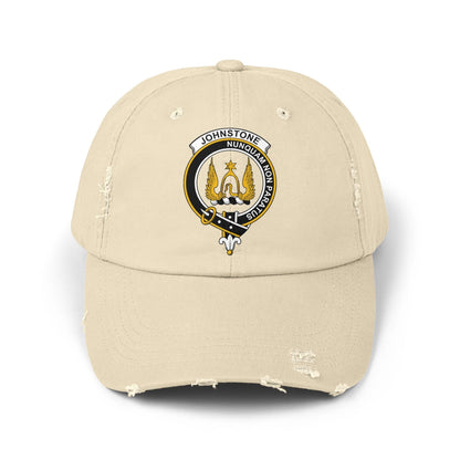 Johnstone Clan Crest Distressed Baseball Cap - Celtic Ancestry Gifts