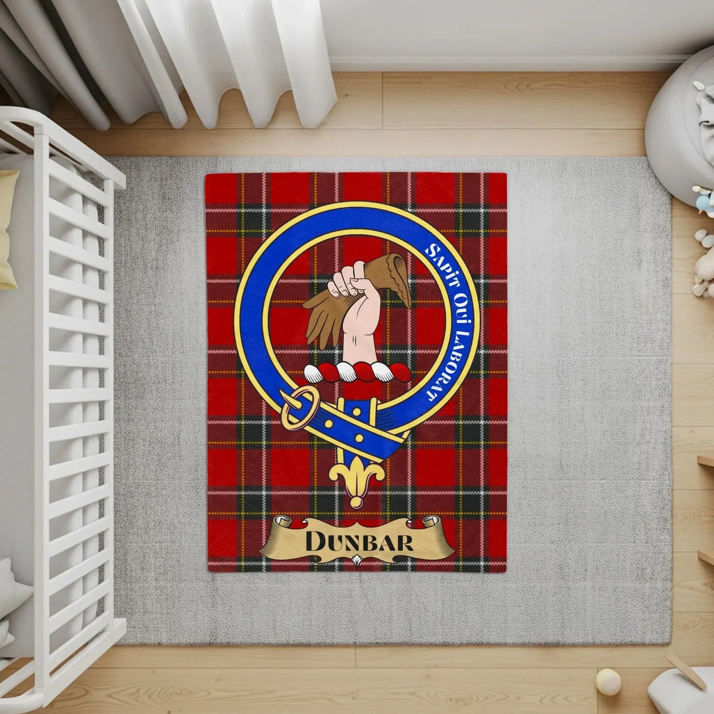 Dunbar Tartan Clan Crest Design Home Decor Product