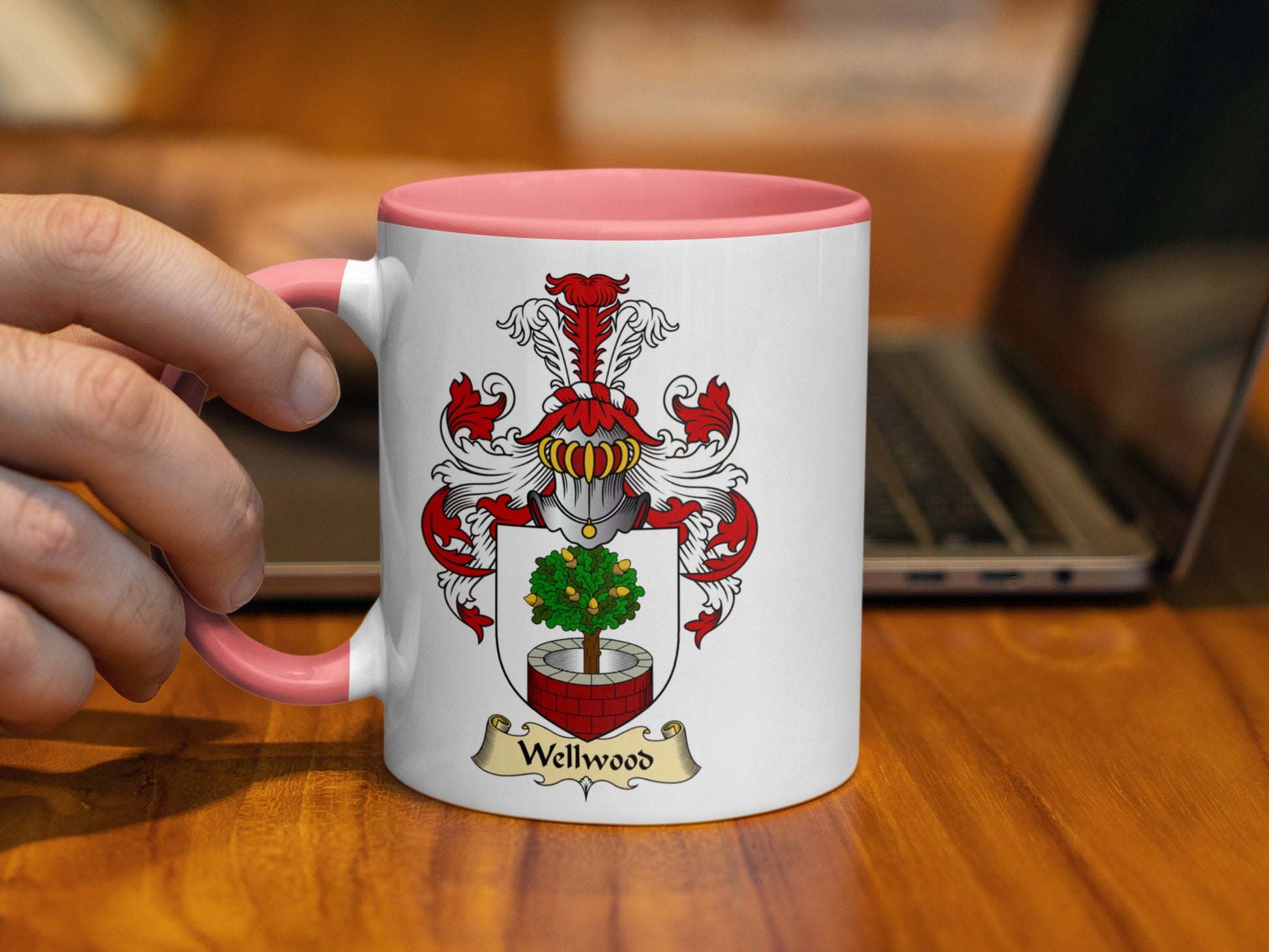 Clan Wellwood Scottish Coat of Arms Mug - Living Stone Gifts