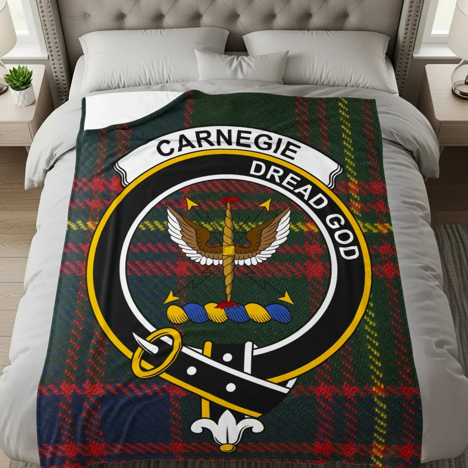 Carnegie Dread God Tartan Plaid Blanket product
