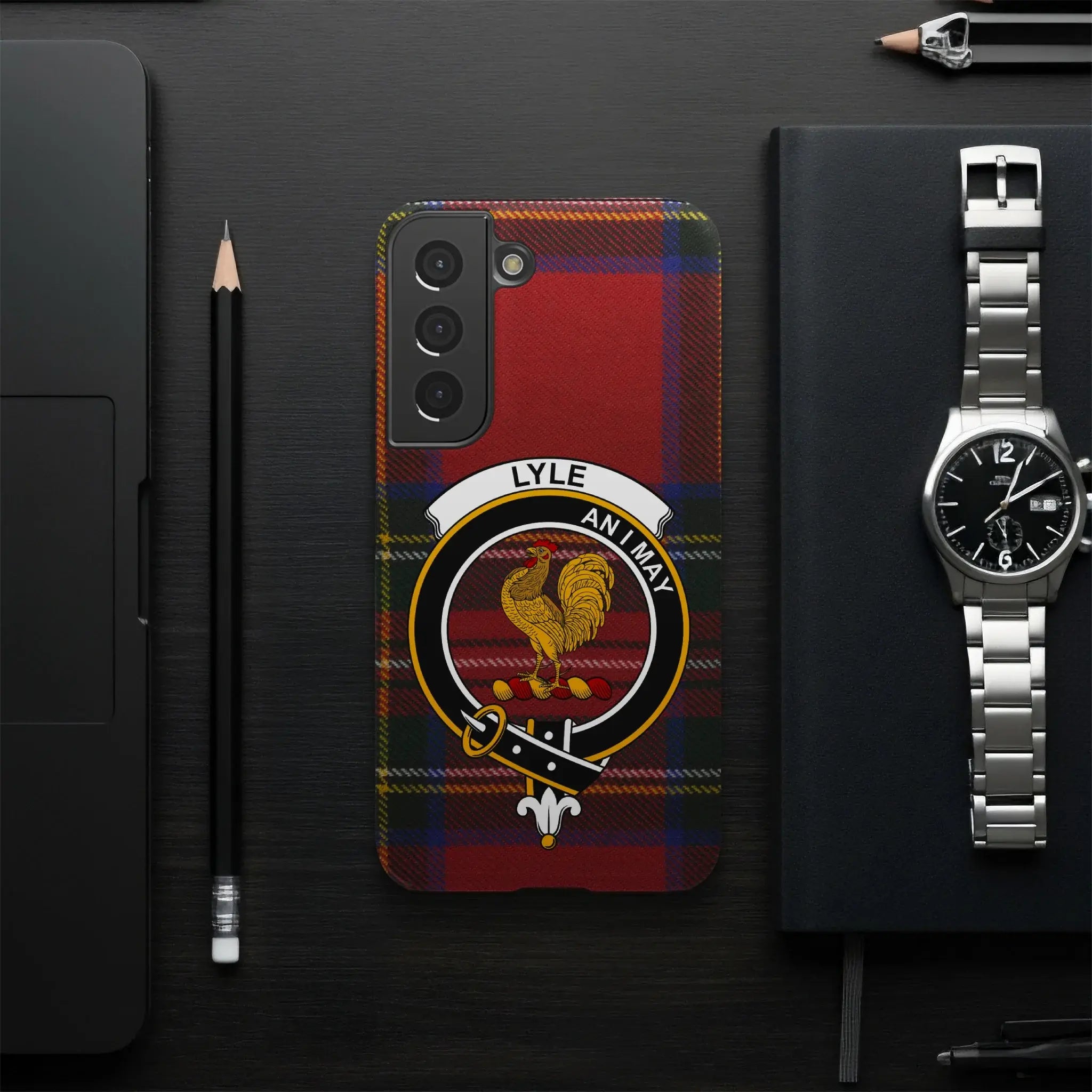 Lyle Family Crest Tartan Samsung Galaxy S21 Case
