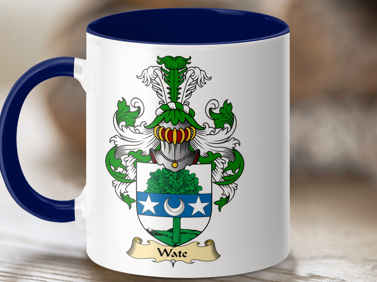 Wate Scottish Coat of Arms Mug - Living Stone Gifts