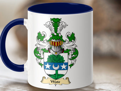 Wate Scottish Coat of Arms Mug - Living Stone Gifts