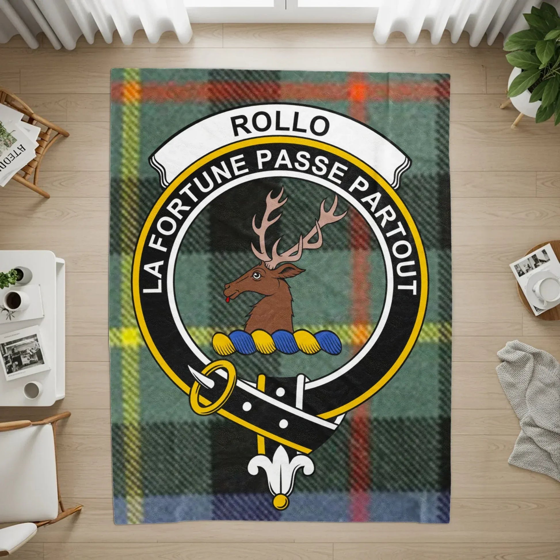 La Fortune Passe Partout Custom Tartan Rug product