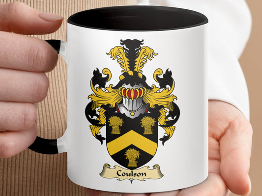 Clan Coulson Scottish Clan Accent Coffee Mug - Living Stone Gifts