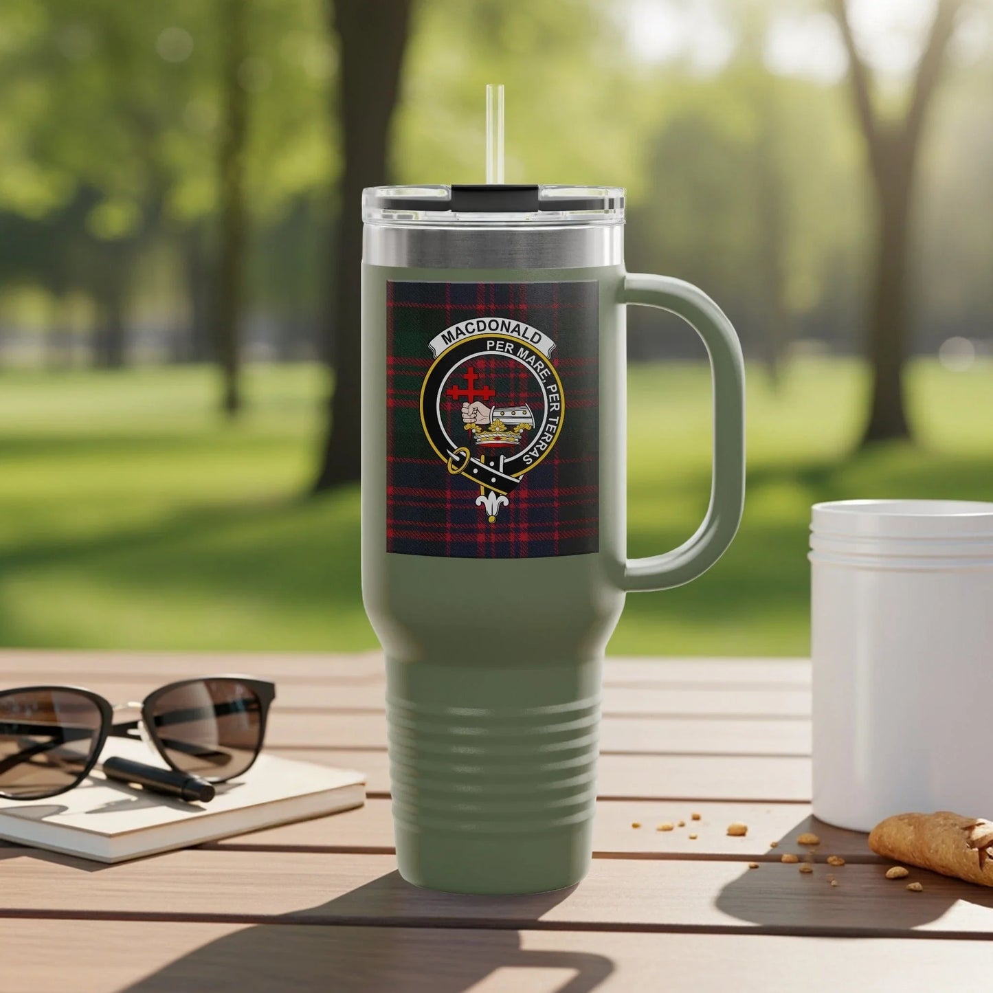 Clan MacDonald Crest Insulated Travel Mug product