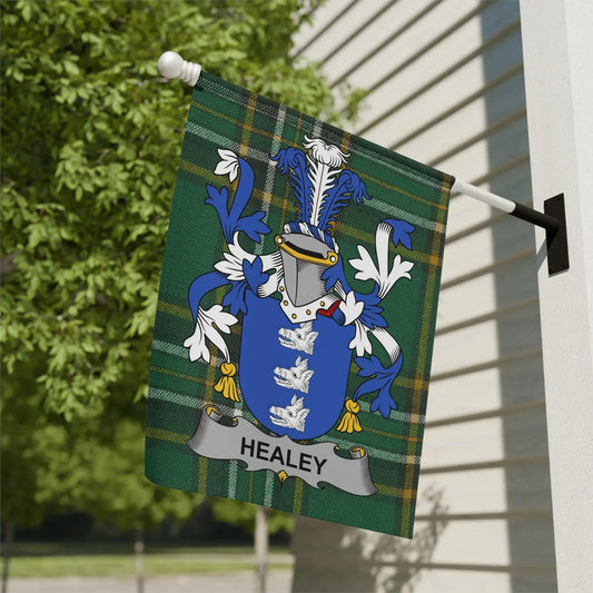 Healey Coat of Arms Family Crest Flag product type