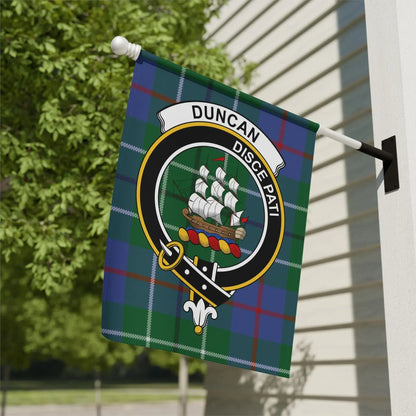 Duncan Clan Crest Emblem and Tartan Design Flag product