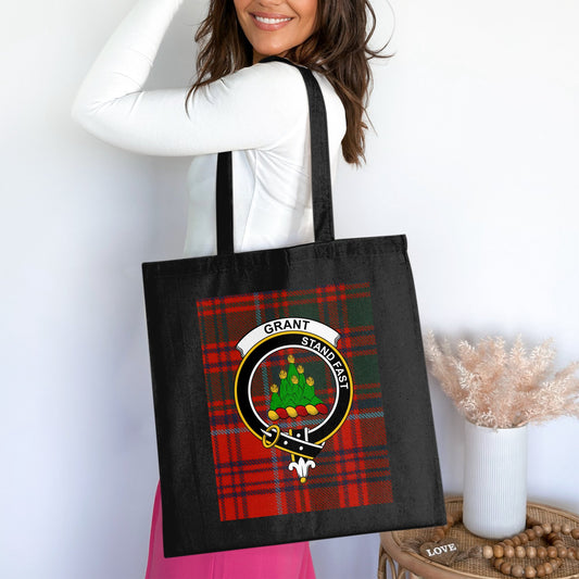 Grant tartan crest stand fast example tote bag - Living Stone Gifts