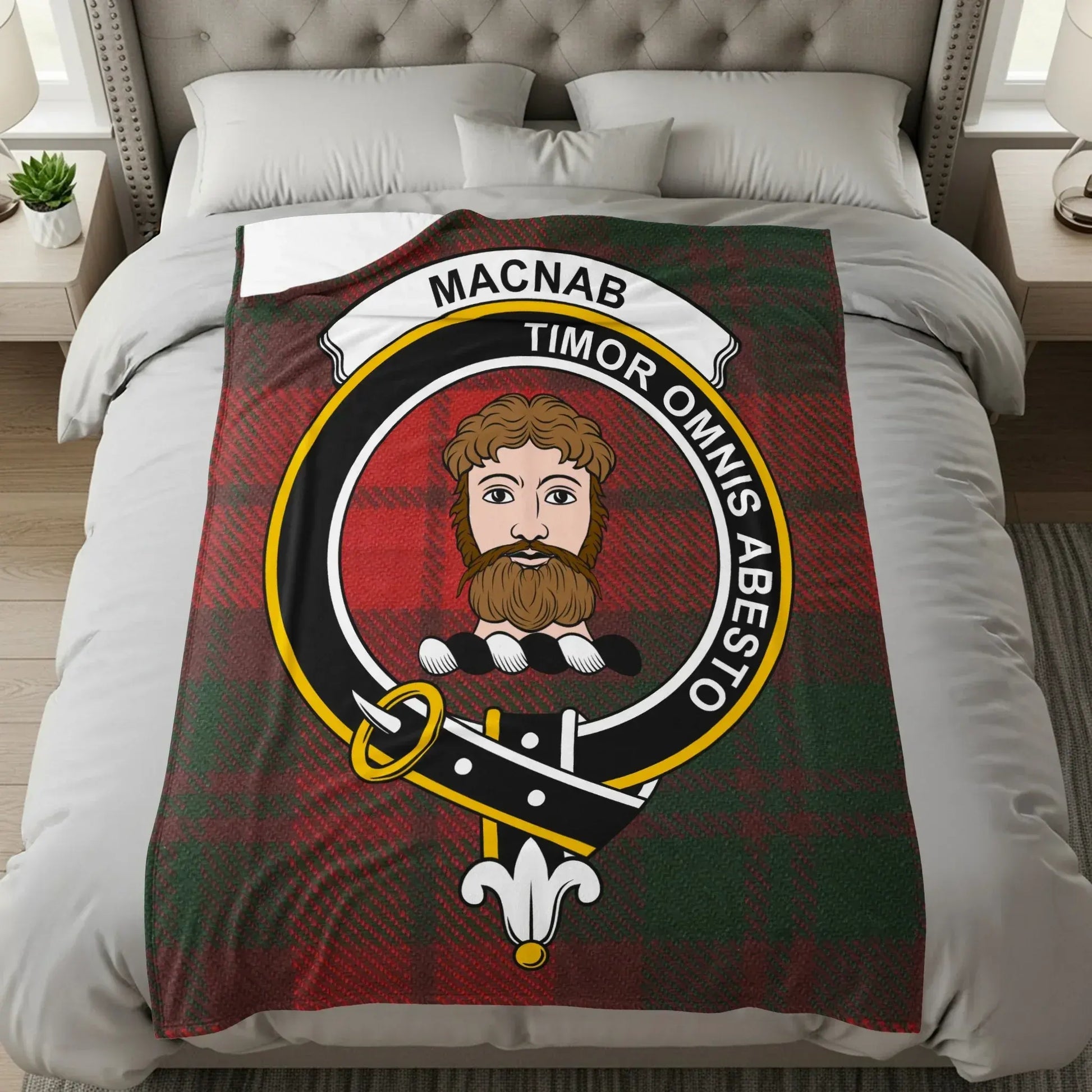 Macnab Timor Omnis Abesto Tartan Blanket product
