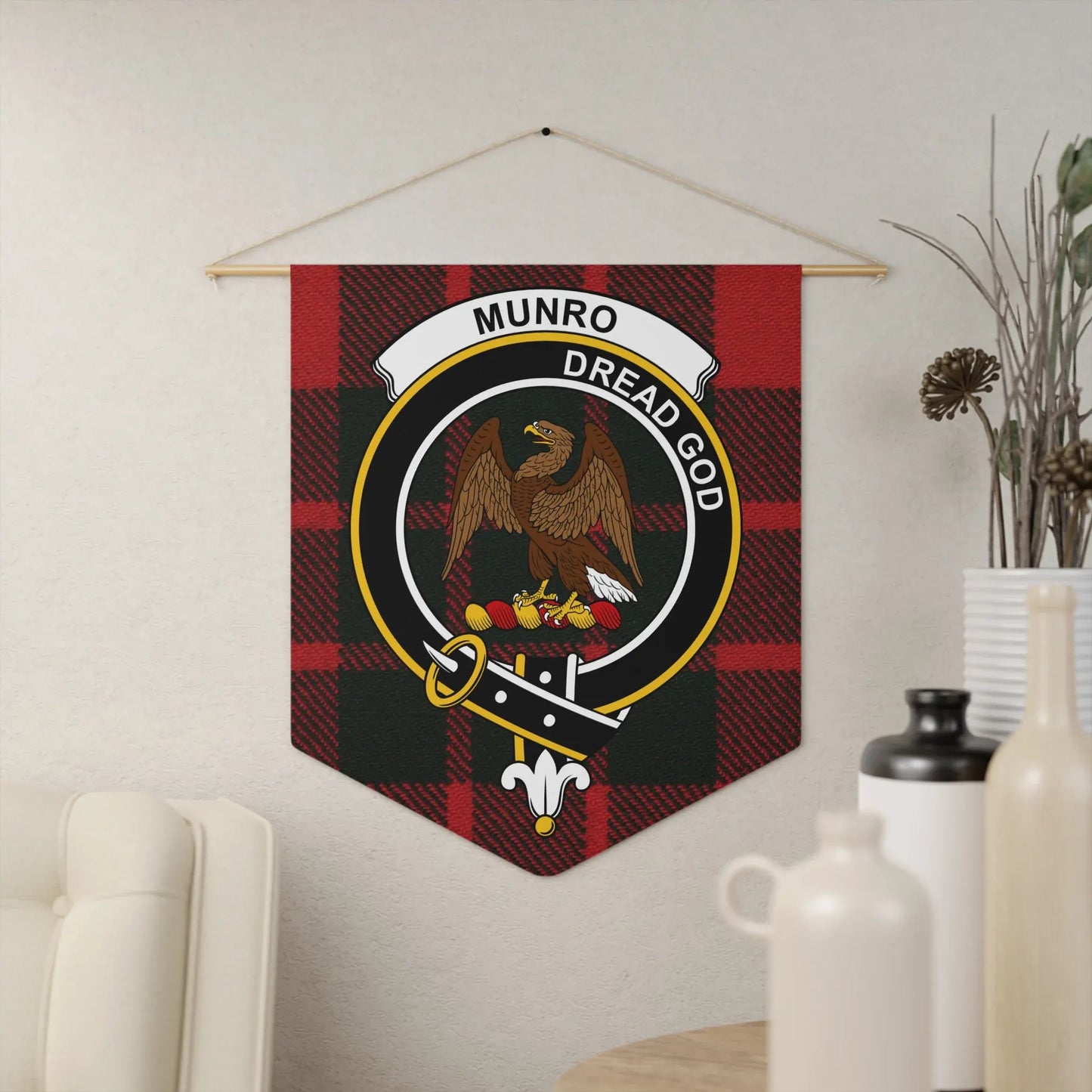 Munro Dread God Plaid Wall Hanging Decor product type