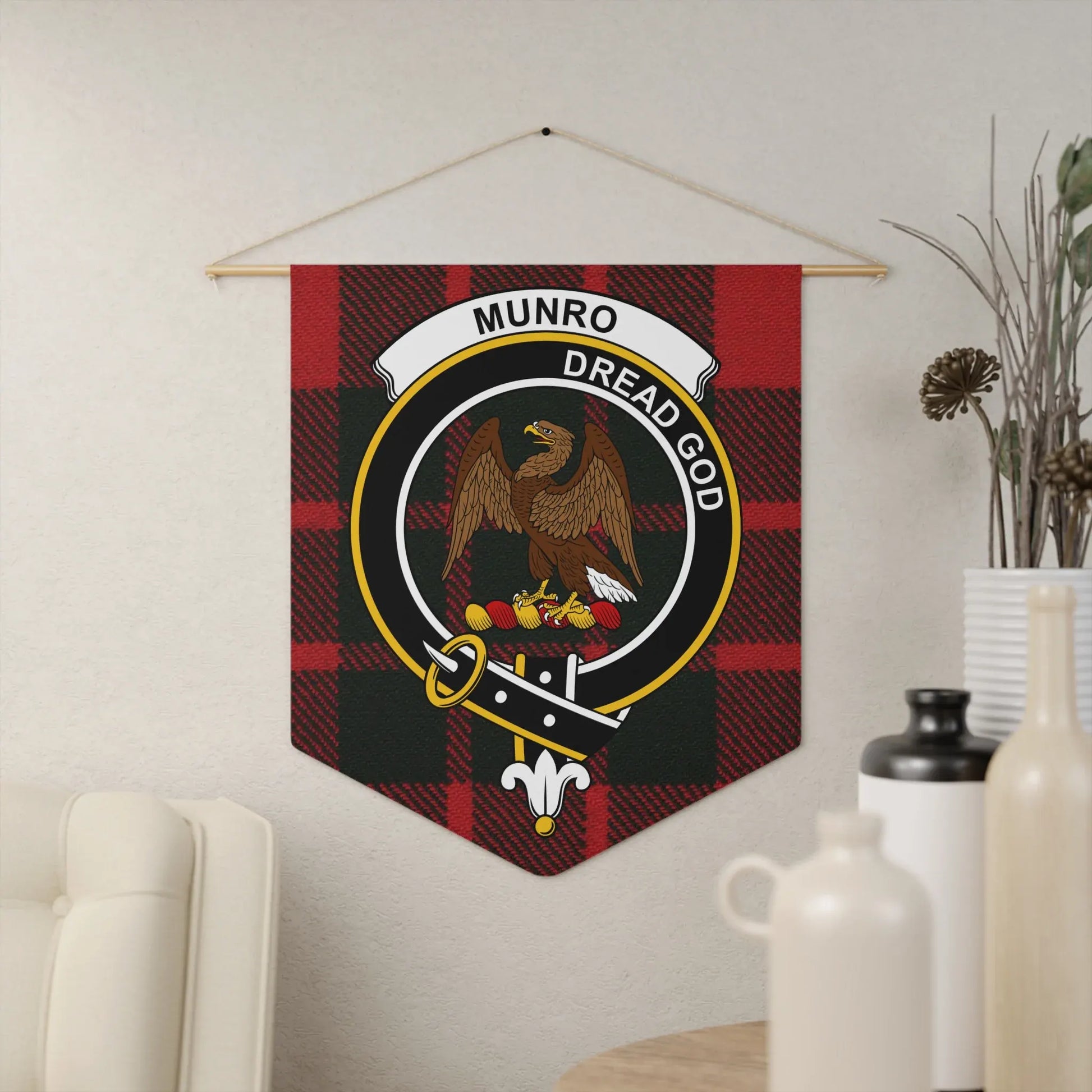 Munro Dread God Plaid Wall Hanging Decor product type