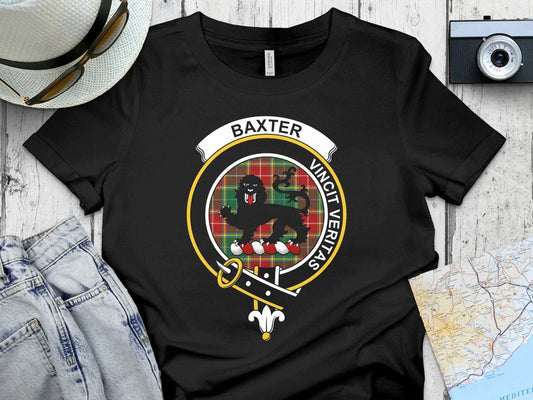 Baxter Vincit Veritas Clan Crest Emblem T-shirt product