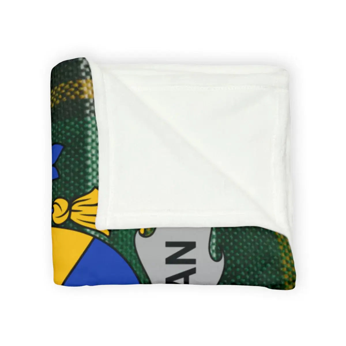 Cozy Personalized Coat of Arms Blanket Product