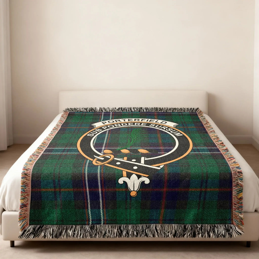 Porterfield Sub Pondere Sursum Crest Throw Blanket
