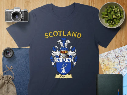 Scotland Family Crest Coat of Arms T-shirt product type