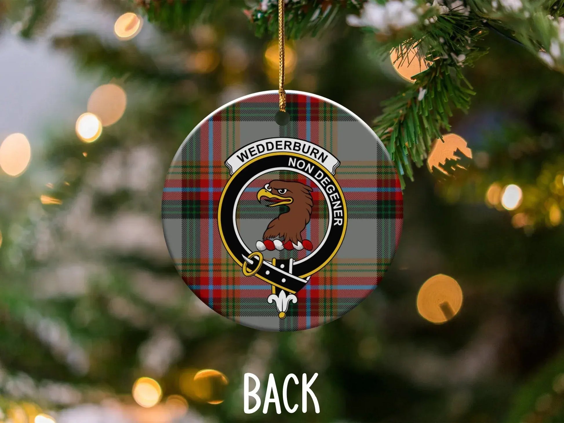 Wedderburn Non Degener Tartan Ornament product