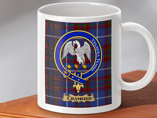 Cramond Tartan Crest Coffee Mug Gift product type