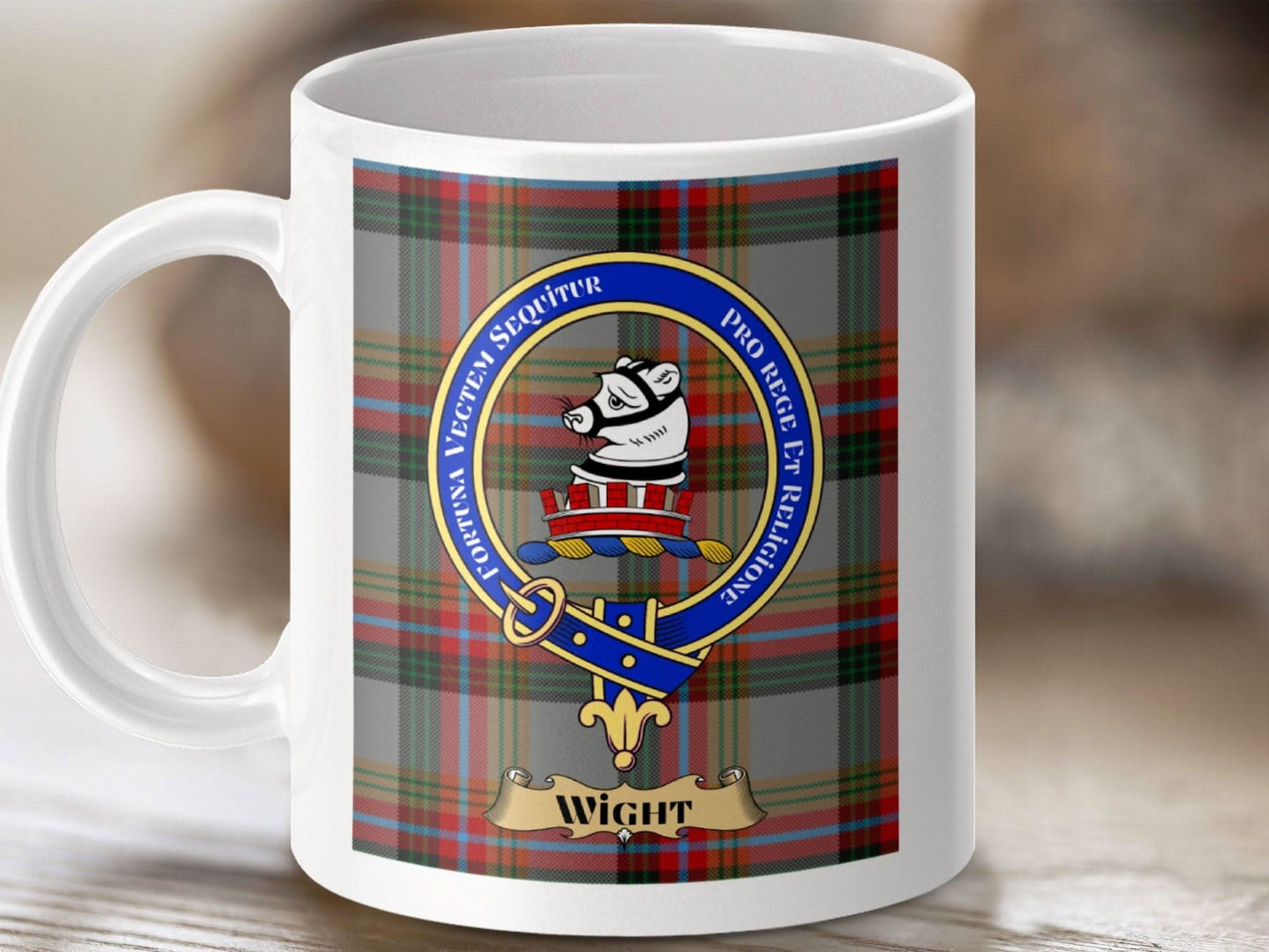 Scottish Clan Wight Family Crest Design Mug product