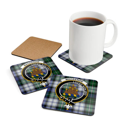 Mackenzie Tartan Clan Crest Insignia Coasters product type
