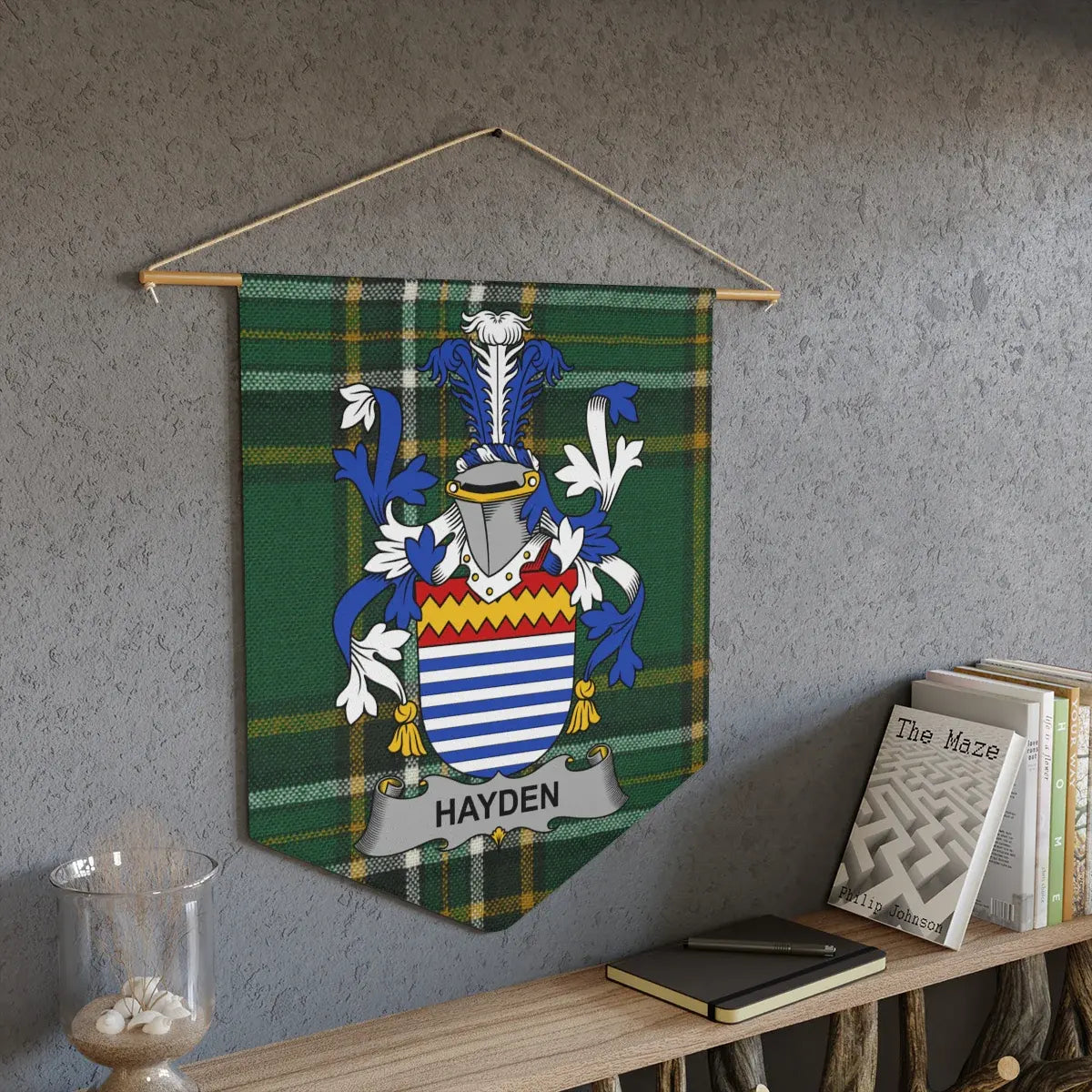 Hayden Family Crest Tartan Wall Hanging product