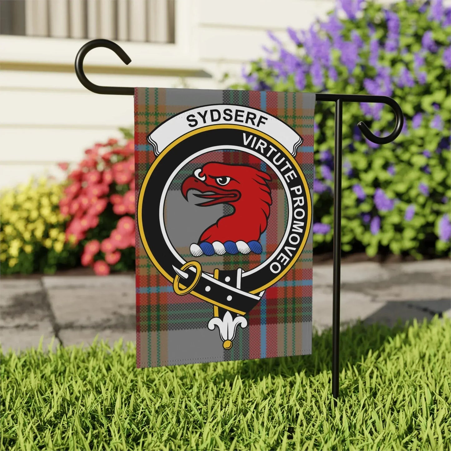 Sydserf Virtute Promoveo Garden Flag product